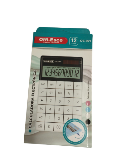 CALCULADORA OFFIESCO OE-971 12 DIG